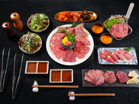 Yakiniku Chosuke Wagyu Beef All-You-Can-Drink Course (10,230 yen)
