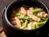 毛蟹と道産旬野菜の釜炊き御膳