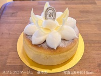 Souffle fromage [without fruit] (size 5, diameter approx. 15cm) for 4-6 people [3,008 yen excluding tax]