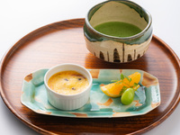 こだわりデザートとお抹茶セット