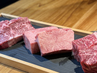The thickest 3-kind meat platter in Iwakuni