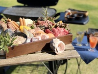 From 17:00 [All-you-can-drink alcohol and soft drinks included] A little luxury with meat and sea ♫ BLUNO empty-handed BBQ!!