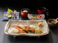 【寿司／ディナー】なでしこ 特上おまかせ握り10貫