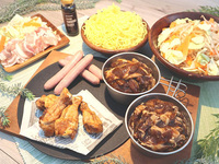 【お手軽ジンギスカンBBQセット（器材レンタル付き）】