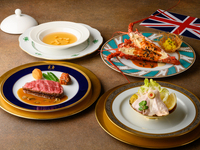 [Queen's Dinner] Available only in May 2025. Special British Fair course. A course that recreates the dinner menu served at the informal dinner held when Queen Elizabeth II visited in May 1975. Lunch is also available. Reservations must be made at least three days in advance.