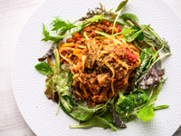 県産野菜のボロネーゼ+ハーフビュッフェ