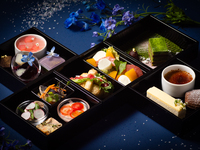 Five-tiered afternoon tea set "KASANE: The Night Sky's Capital" + small souvenir included (June to August)