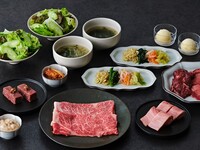 [Lunch ★ Tsubaki] A course where you can enjoy popular meats such as premium tongue with salt and green onion and skirt steak
