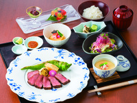 【牛ステーキ膳】　全8品