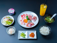 豚＆鶏の焼肉ランチコース