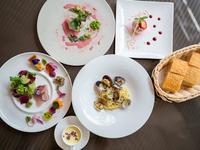 [新的！午餐A] 套餐（含湯、開胃菜、義大利麵和主菜）