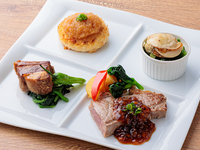 ハーフブッフェランチ 4種盛り合わせ TORIKOプレート 【WEB予約特典有】