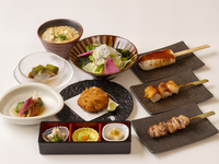 ≪2h飲み放付≫　～焼鳥会席『花』～9,300円