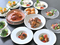 新忘年会に！【Dinner】  リパブリックディナー xスパークリングワイン含む 3時間飲み放題　全７品