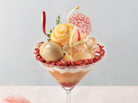 夏季推薦：桃子芭菲「Peche Rose」套餐3,300日圓