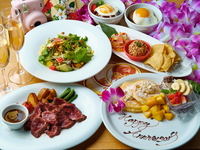  【夜景とともに祝う、特別なひとときを♪】Anniversaryコース ☆1ドリンク付き付き☆