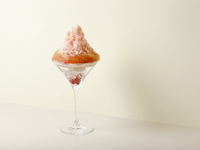 【[July 1-September19] Dessert Set】 Fresh Peach Parfait + Coffee or Tea