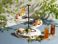 Summer Afternoon Tea with Champagne Toast