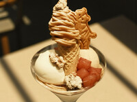 モンブランのパフェ