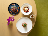 【ランチ】 “夏” 前菜・メイン・デザートが選べるコース3品+乾杯1ドリンク付き