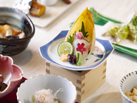 【ランチ】季節の魚介とお肉を楽しむ「奏会席」＋乾杯ワンドリンク付き