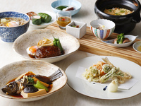 [Online and weekday only/private room] Lunch from 3 Types of Set Menu + small Dessert