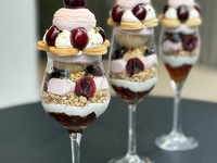 American Cherry Parfait (Flute)