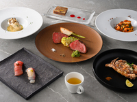 [Best + Toast with Sparkling Wine] A great value full course meal featuring plenty of seasonal ingredients + a complimentary glass of sparkling wine for toast