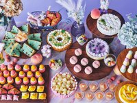 [Prepayment/Early bird 25% OFF] "Craft Your Waffle cone " Peach &Ice cream Sweets Buffet