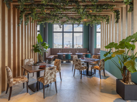 ▶新料金)ランチ＊小学生以下のお子様　【ミニ魚料理】のメイン付ハーフブッフェ