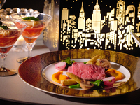 <Manhattan NightsStand> Domestic beef [90g] + dessert + free-flow sparkling wine