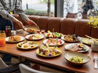 Antipasto & sweets buffet with all-you-can-drink sparkling wine