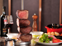 【prepayment】 ~Dinner~ Enjoy churrasco and plate art at the salad bar (Adults)