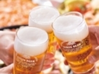 New!【25周年記念】大人4名様以上限定！ ビールとブッフェを楽しもう！4種類のビール飲み放題プラン★平日ランチブッフェ　90分制　期間限定　 ～7/18