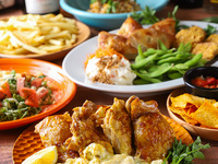 【オシャレな飲み会】ジューシー♪フリフリチキンに前菜も楽しむボリューム満点プラン☆飲み放題付