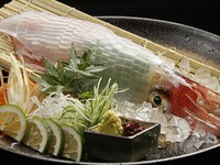 活きヤリイカと黒毛和牛の炭火焼　厳選焼き鳥コース6600円飲み放題込み
