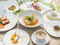 【着席コースプラン】コース料理（5品）＆乾杯ドリンク含むフリードリンク（2時間）