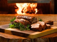 Dinner course【Ember】— Commemorative menu celebrating Japan’s representative at the 58th Ars Nova International Culinary Competition. A seven-course menu featuring a main course finished in a wood-fired oven; choose between venison from Hioki, Kagoshima Prefecture, or Kagoshima Kuroge Wagyu ichibo (rump cap).