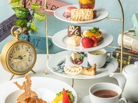 【イブニングハイティー】夕食感覚で優雅にアフタヌーンティーを堪能♪【カフェ2時間おかわり自由】