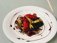 Grilled summer vegetables