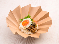 Agu pork rice Thai basil chicken