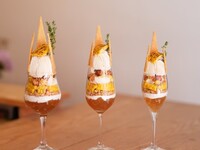 トウモロコシのパフェ(フルート)