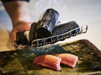 Sushi Omakase Dinner Course with Glass Champagne