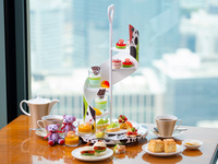 [Weekays/16% OFF WEB]Conrad Afternoon Tea with flower Bear