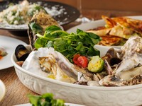 [Enjoy the bounty of the sea] Sanriku oysters, mahi-mahi aquapazza, and tuna tacos ☆ All-you-can-drink included