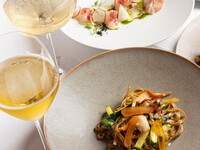 For parties of 2–4 only — PRANZO A: 5-course meal with 2 appetizers, your choice of pasta, and a dolce (dessert). Includes 90-minute free-flow.