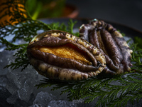 [Online reservation only, 10 meals available on weekdays] Fresh seasonal abalone and steak lunch course (until the end of December)
