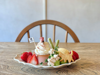 <平日>【Season sweets‼︎】桜と抹茶のプリンアラモード