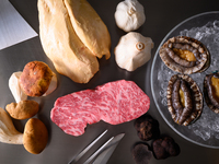 ◇ Blissful Lunchtime ◇ Lunch course of Ezo abalone and Hokkaido black beef