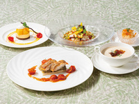 【8月平日・WEB予約限定乾杯スパークリングワイン付】シェフキュイジーヌコース《メイン：魚セレクト》※8/12～15を除く